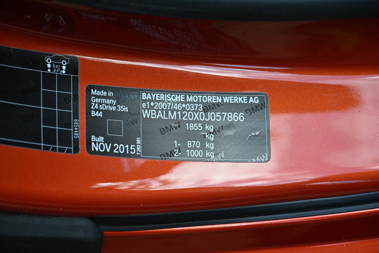 2016 BMW Z4 Convertible (sDrive 35is)