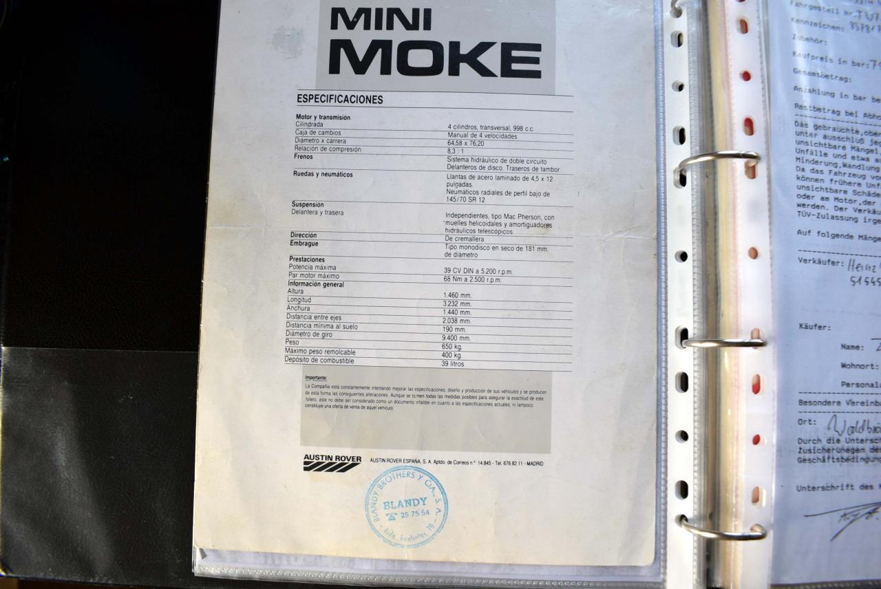 1988 Austin Rover Mini Moke