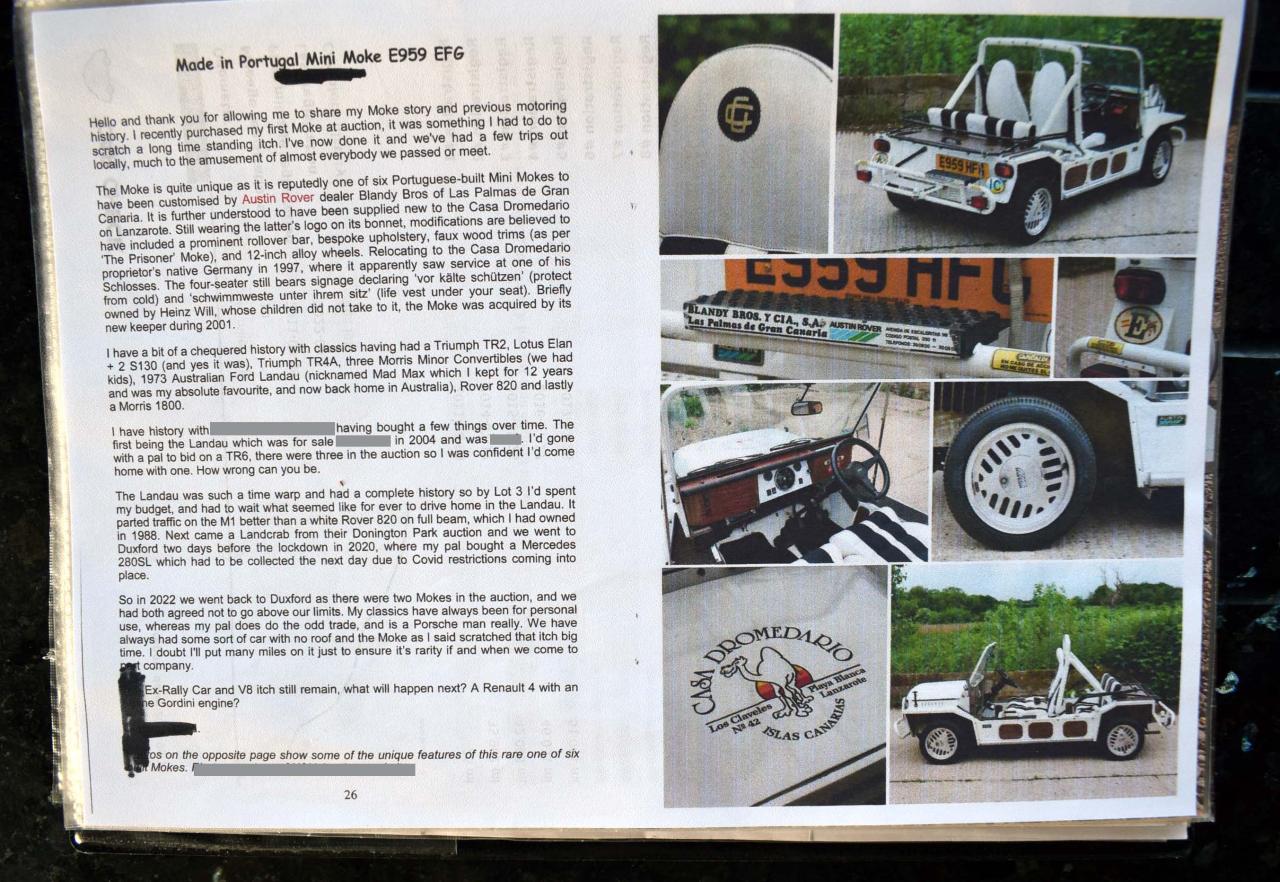 1988 Austin Rover Mini Moke