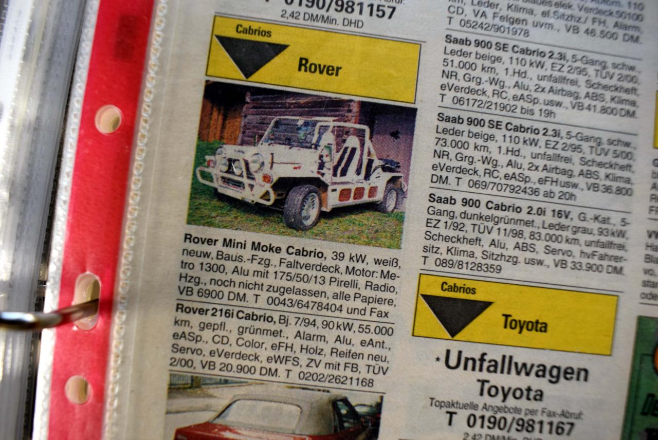 1988 Austin Rover Mini Moke