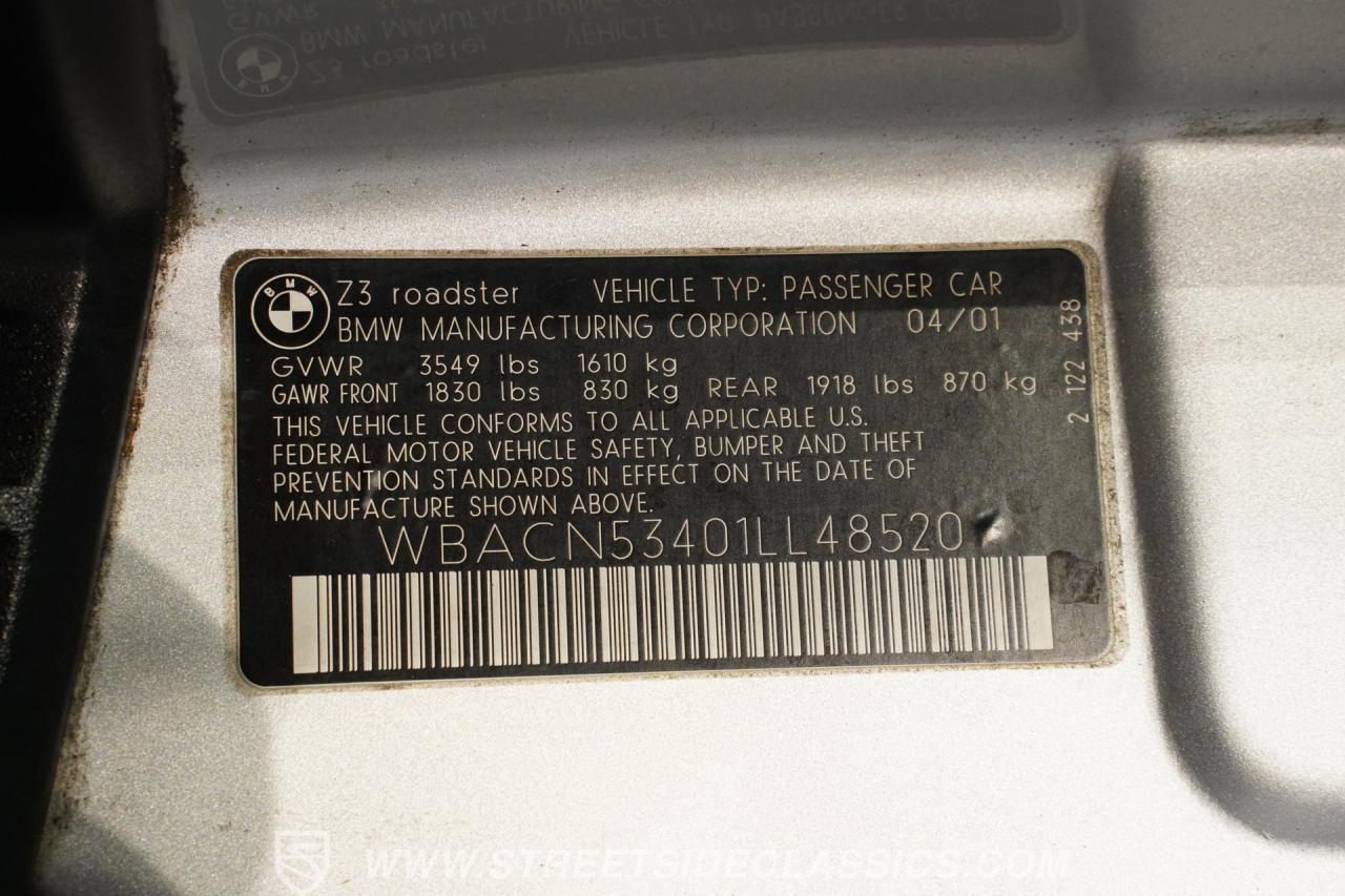 2001 BMW Z3 3.0i Roadster