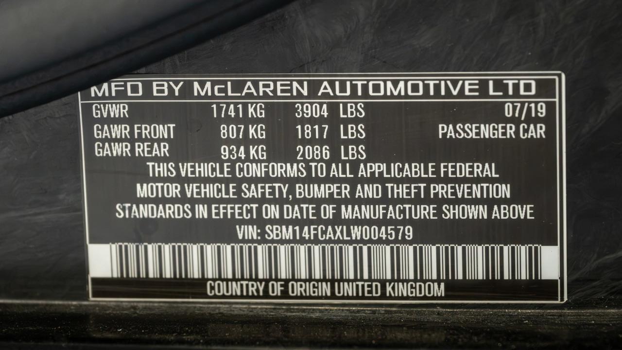 2020 Mclaren 720S Spider Luxury
