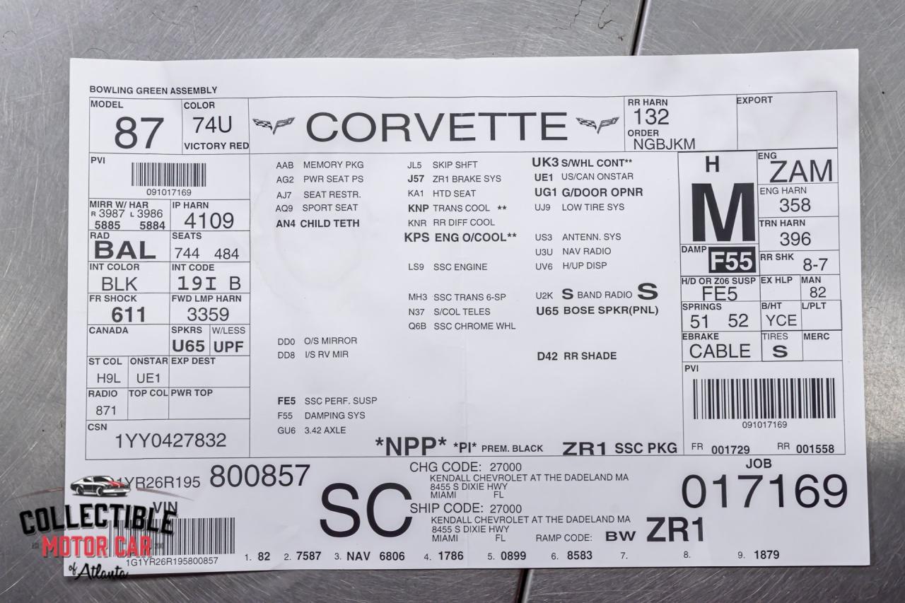 2009 Chevrolet Corvette ZR1