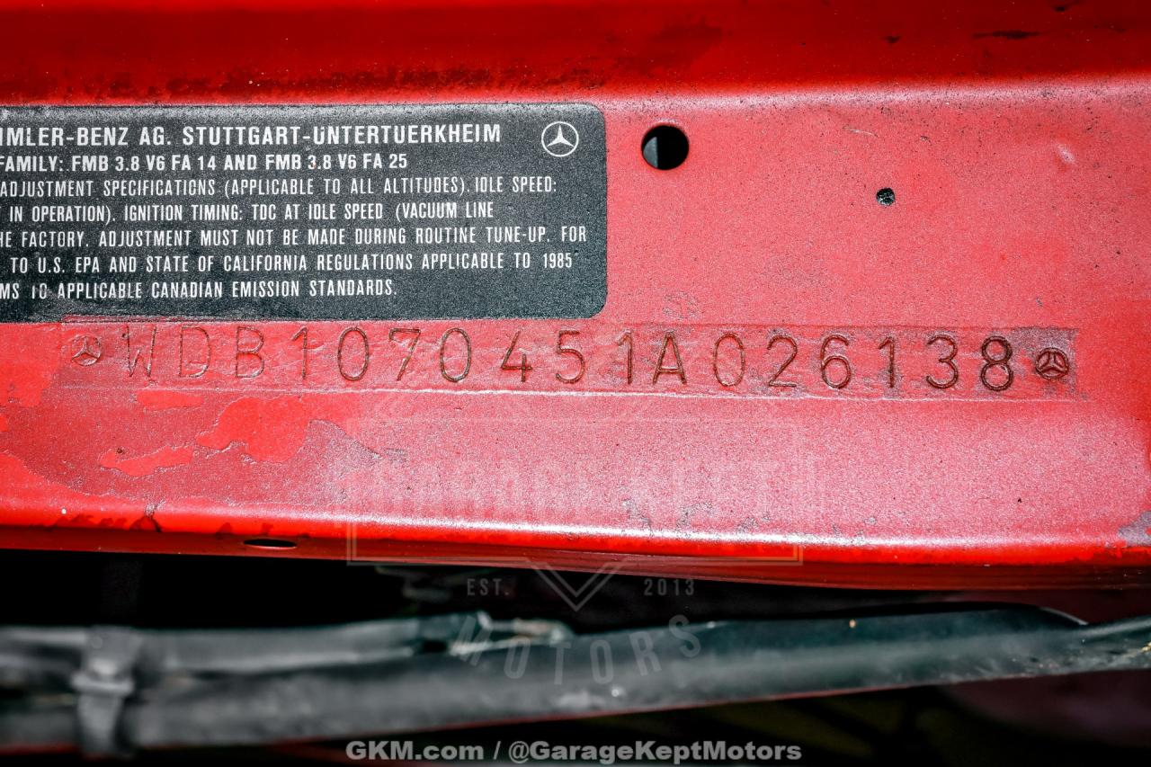 1985 Mercedes - Benz 380-Class
