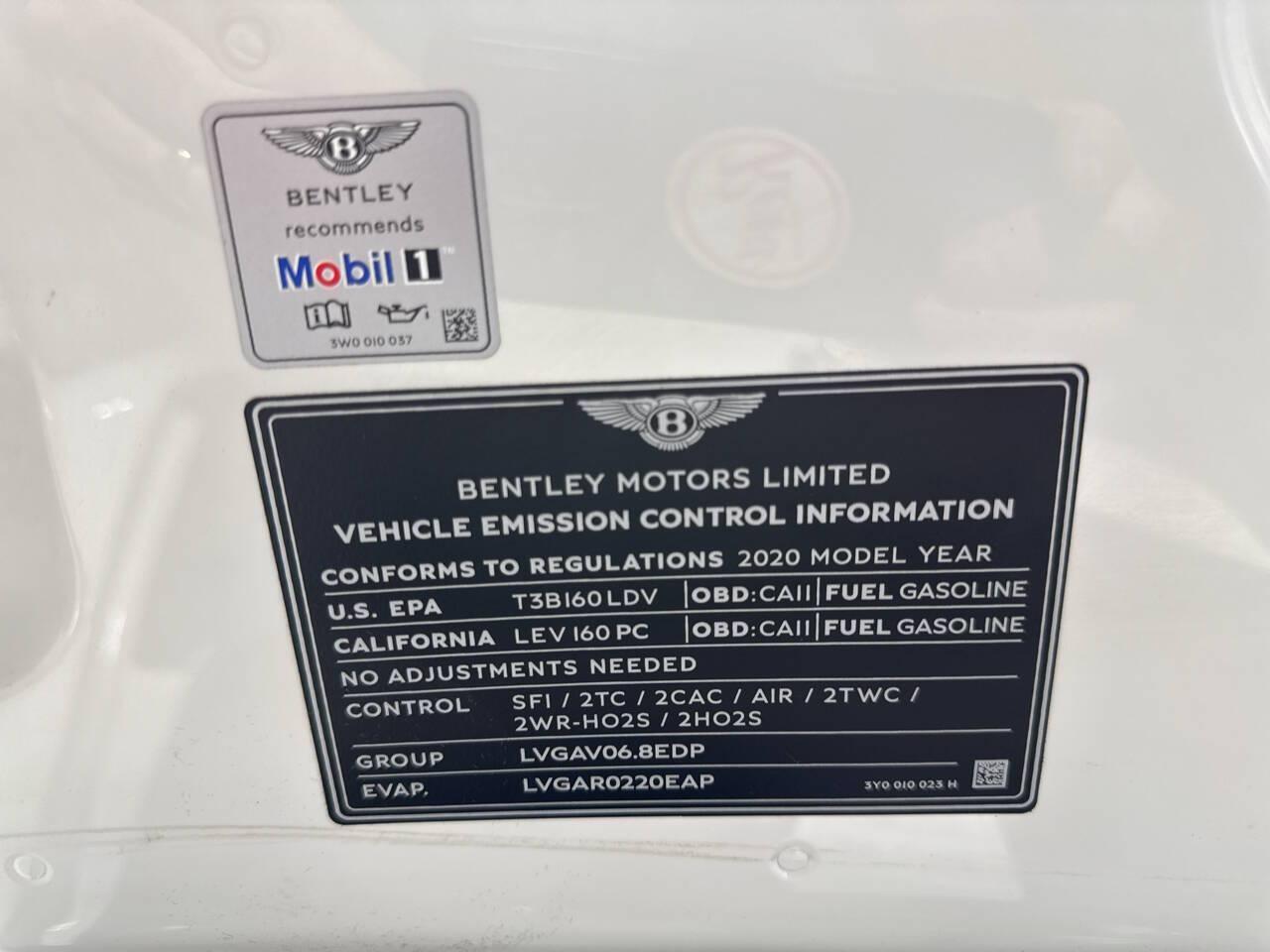 2020 Bentley Mulsanne