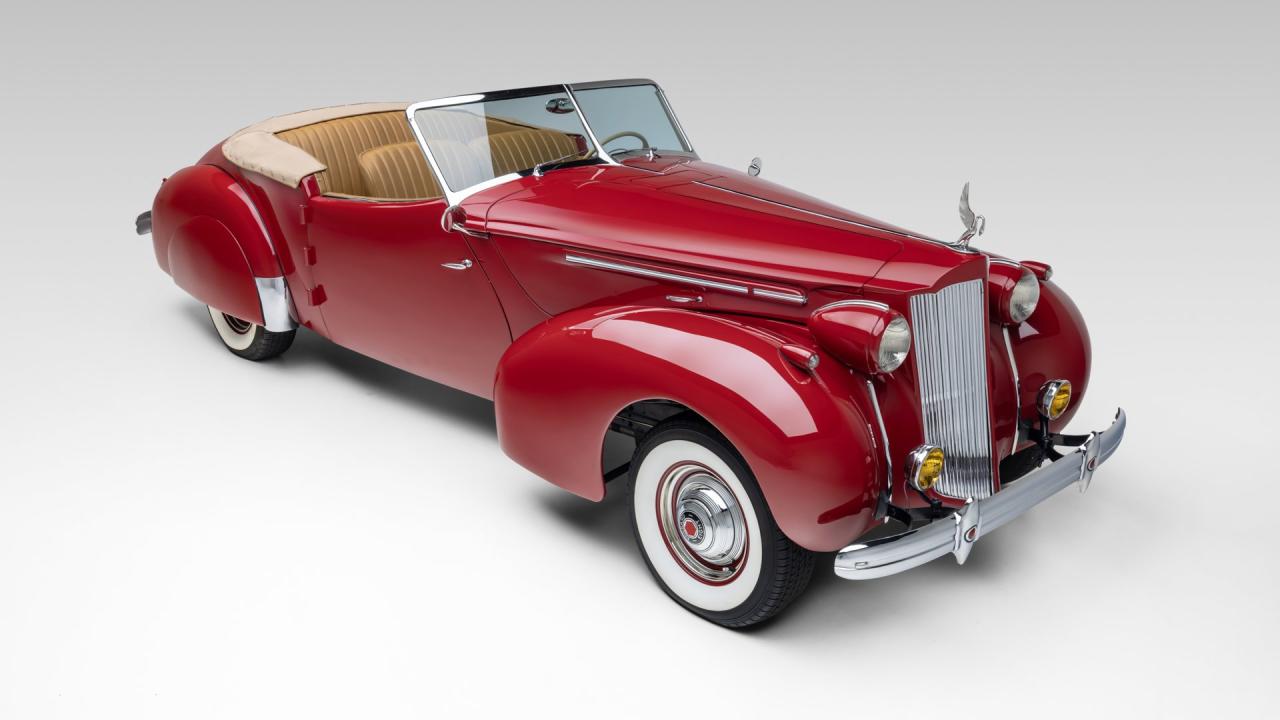 1939 Packard One Twenty Convertible Victoria by Darrin