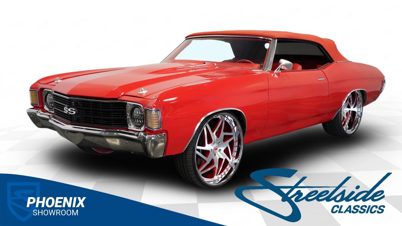 1972 Chevrolet Chevelle  Malibu Convertible Supercharged LS Restomod