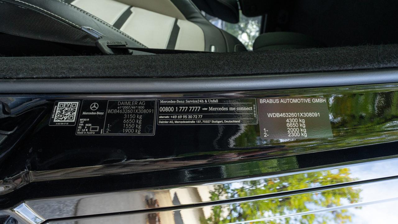 2019 Mercedes - Benz G 500 Brabus INVICTO PURE