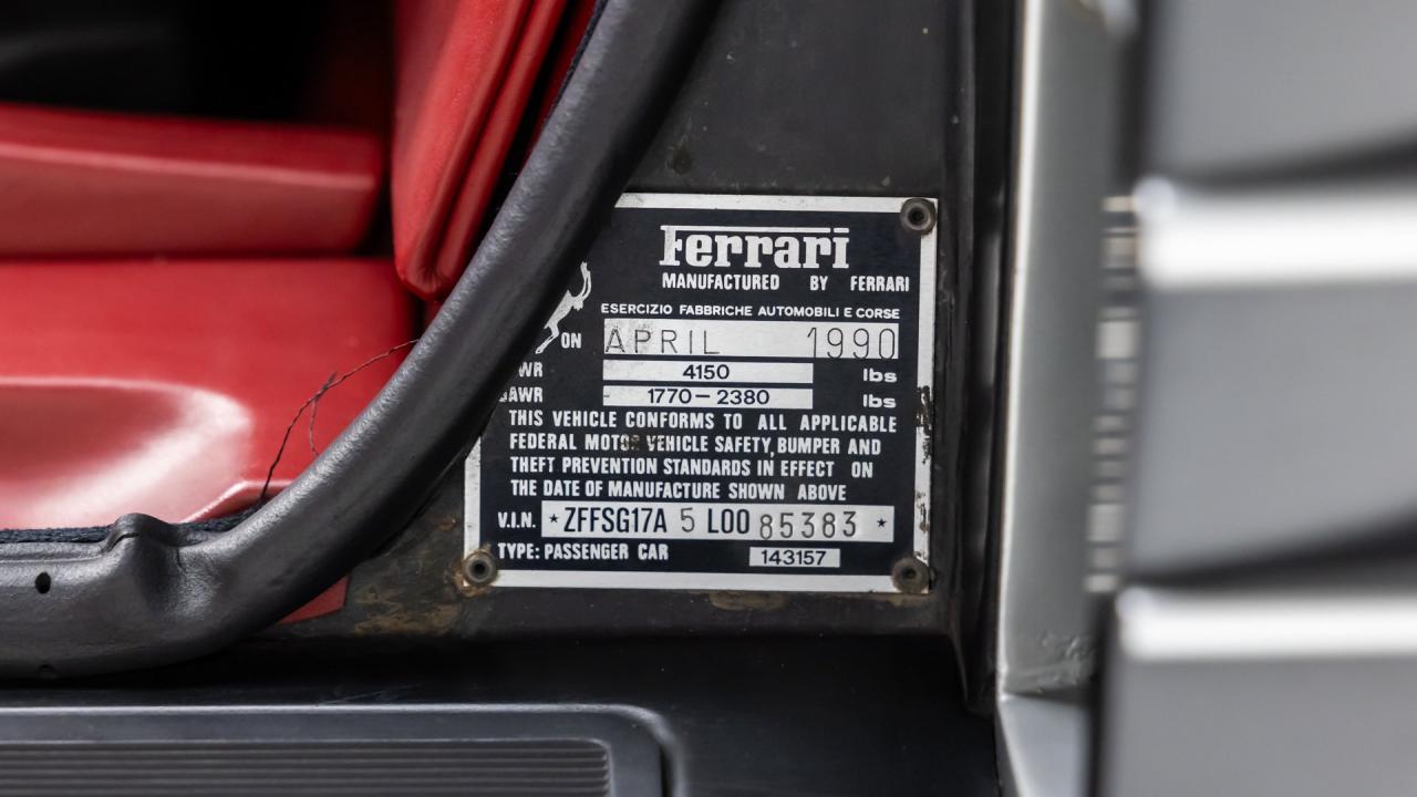 1990 Ferrari Testarossa