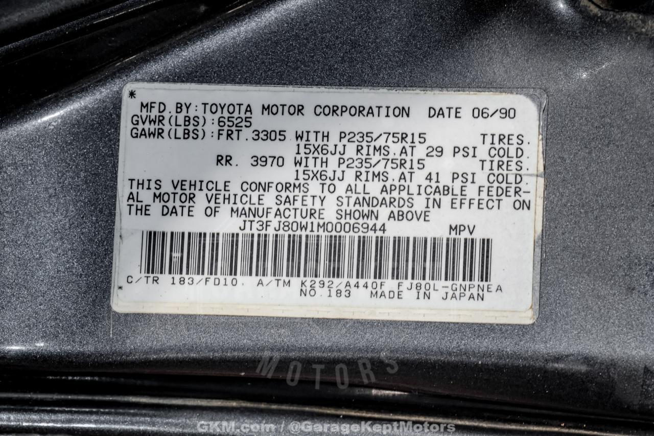 1991 Toyota Land Cruiser