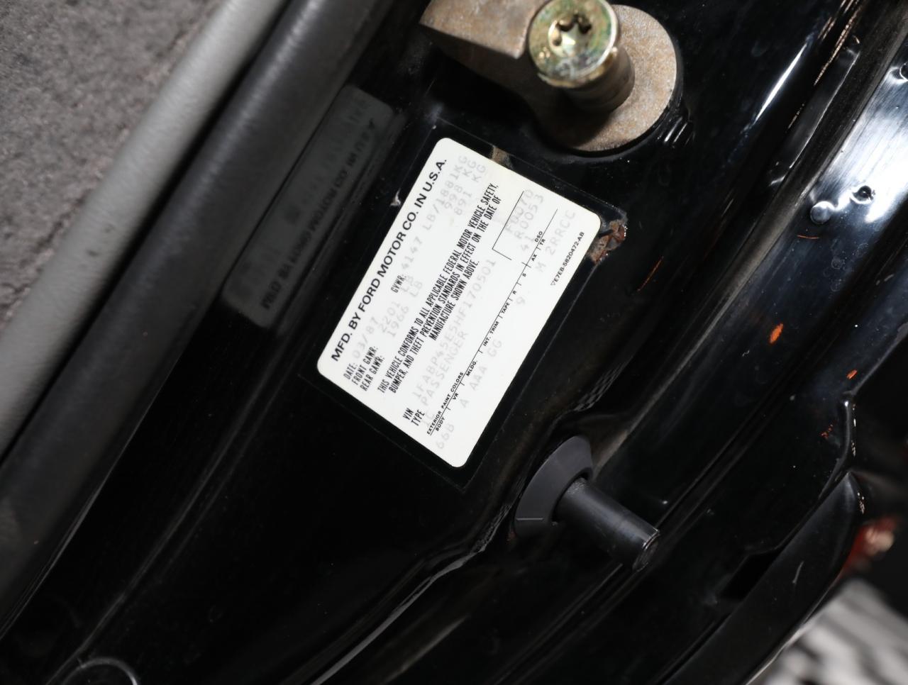 1987 Ford Mustang