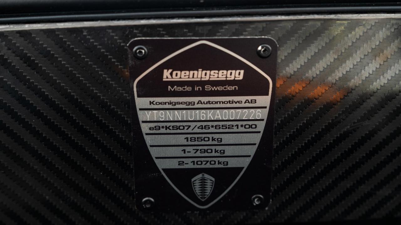 2019 Koenigsegg Regera