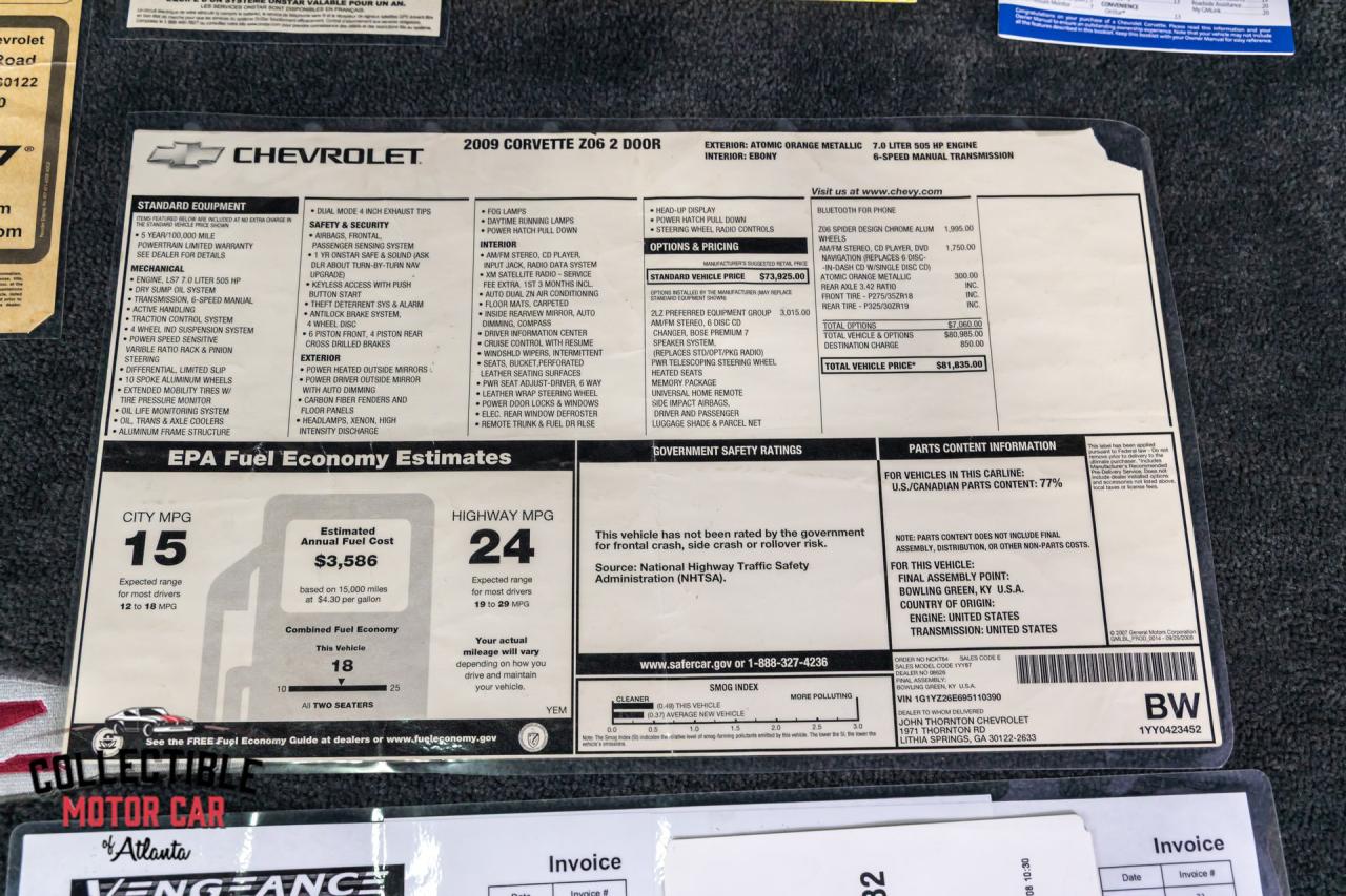 2009 Chevrolet Corvette ZO6