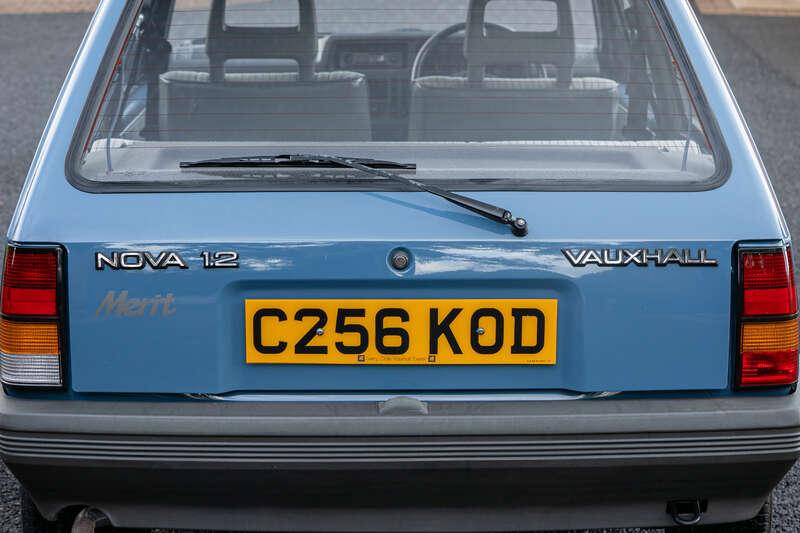 1986 Vauxhall NOVA MERIT 1.2 3DR