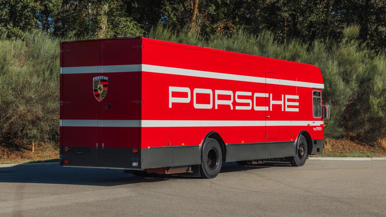 1974 Mercedes - Benz O 317 Porsche Renntransporter Tribute