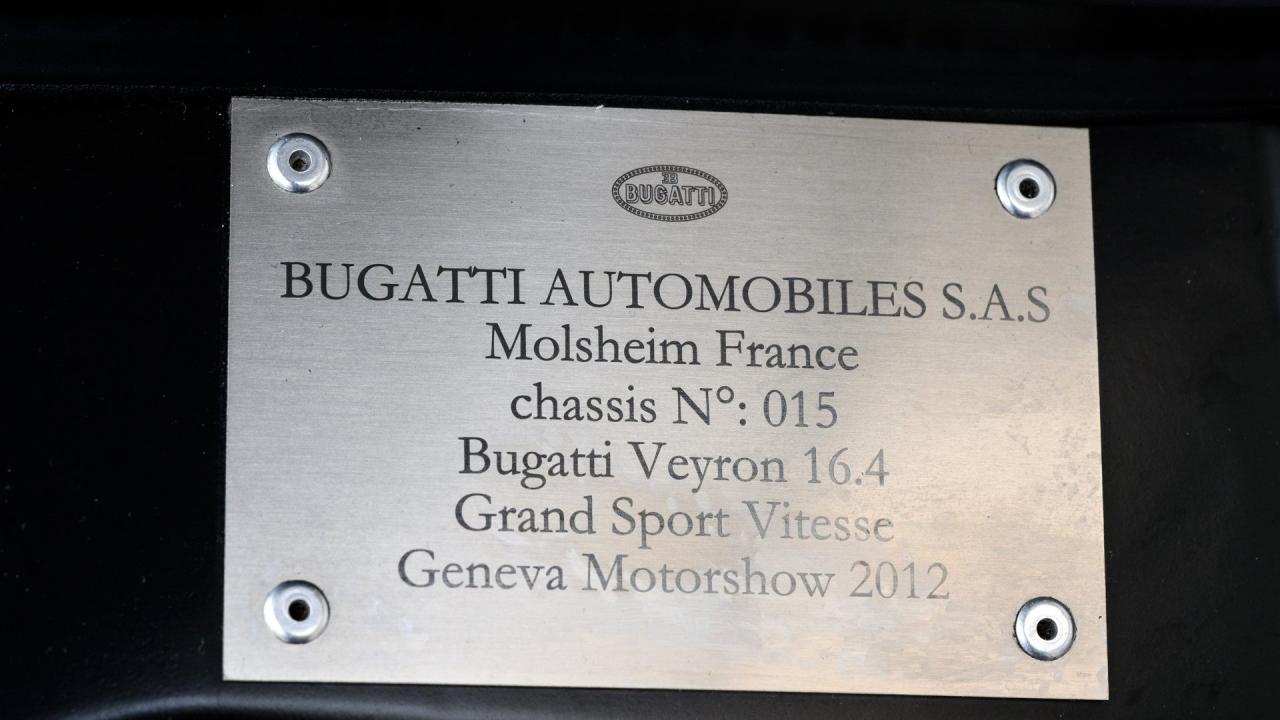 2012 Bugatti Veyron 16.4 Grand Sport Vitesse ex-Geneva Motorshow 2012