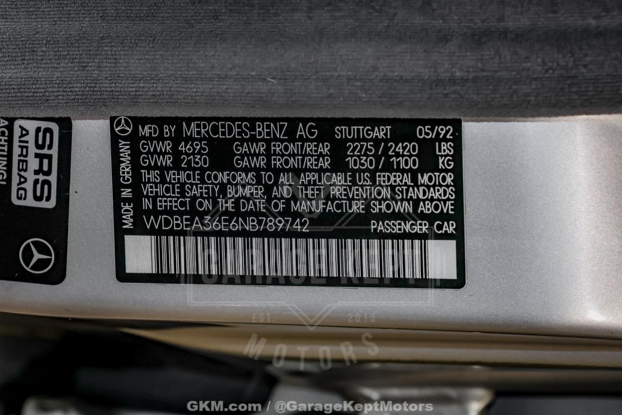 1992 Mercedes - Benz 500-Class