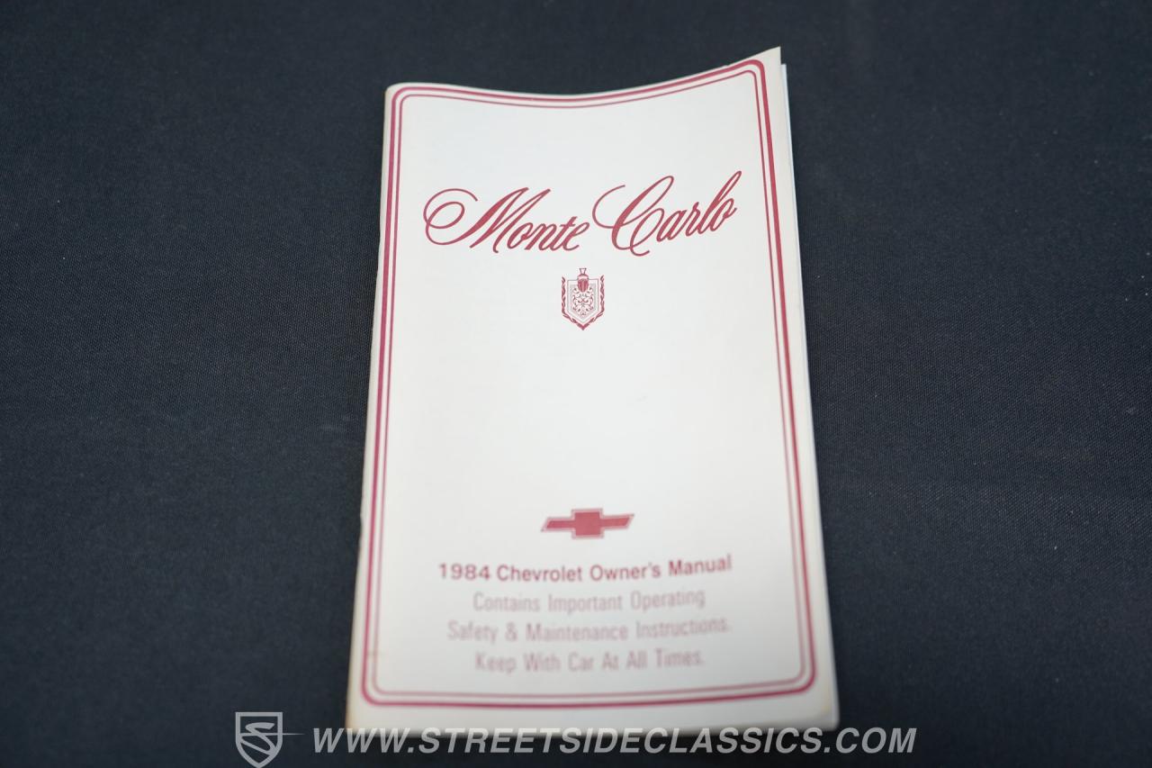 1984 Chevrolet MONTE CARLO SS