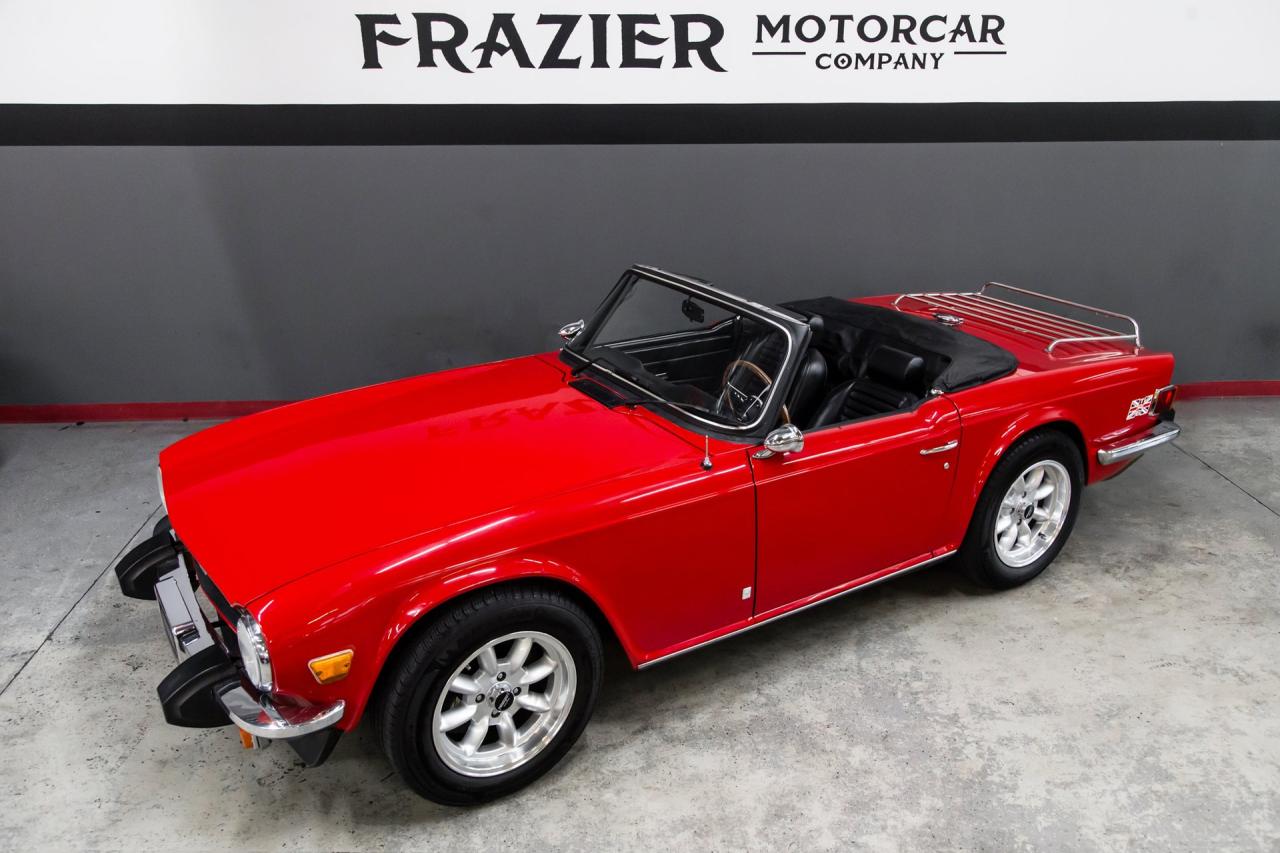 1976 Triumph TR6 upgraded 5 speed