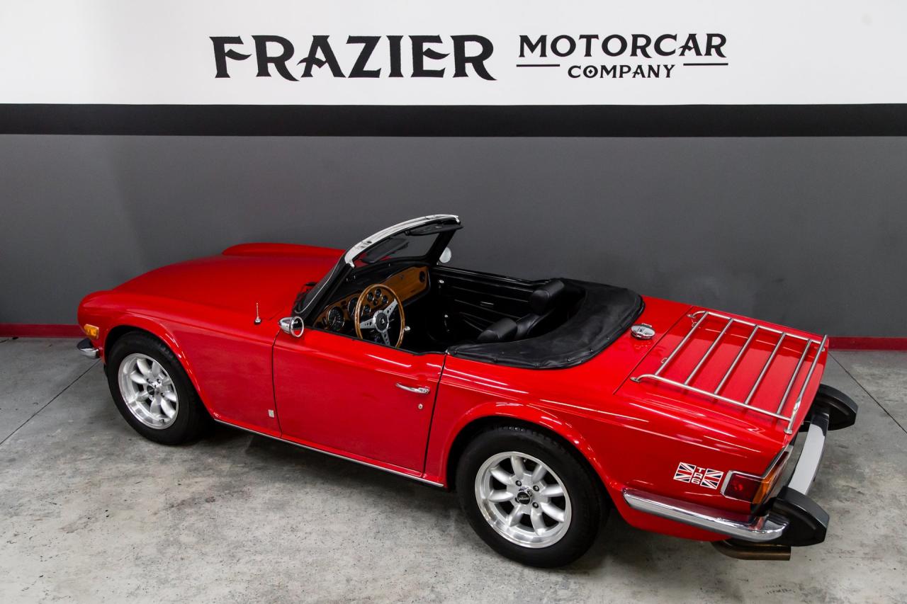 1976 Triumph TR6 upgraded 5 speed