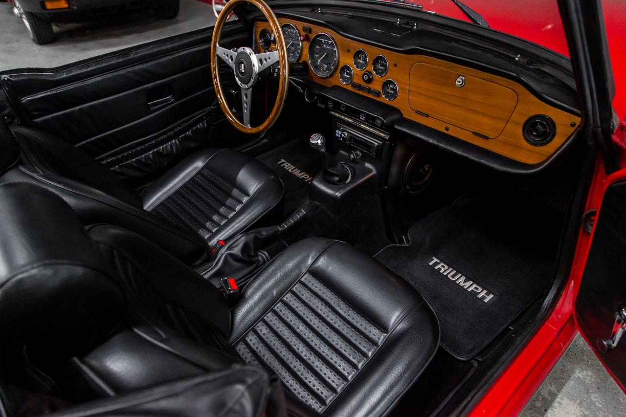 1976 Triumph TR6 upgraded 5 speed