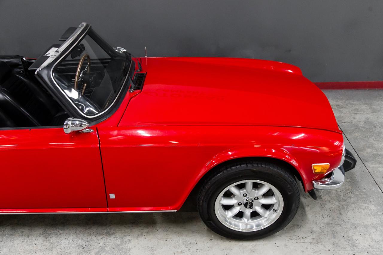 1976 Triumph TR6 upgraded 5 speed