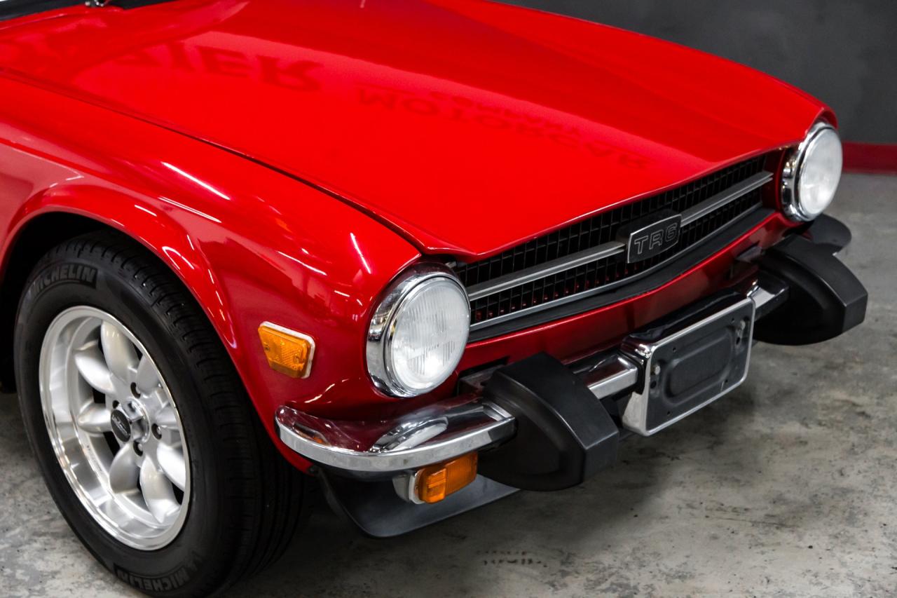 1976 Triumph TR6 upgraded 5 speed