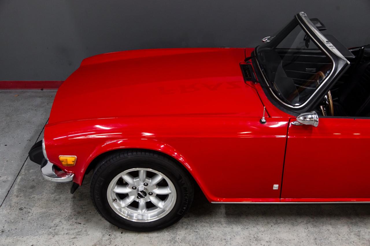 1976 Triumph TR6 upgraded 5 speed