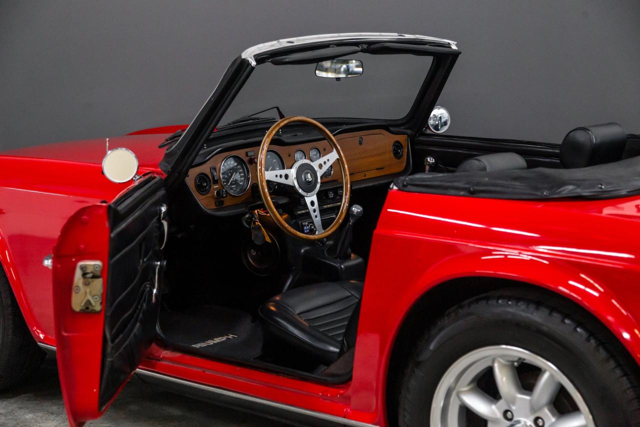 1976 Triumph TR6 upgraded 5 speed