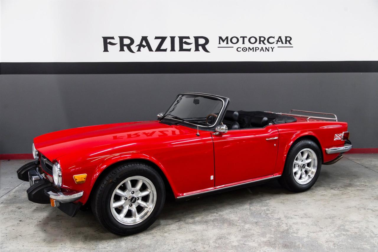 1976 Triumph TR6 upgraded 5 speed