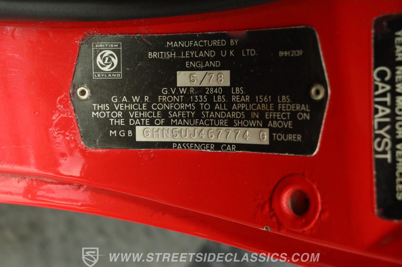 1978 MG MGB Mark IV