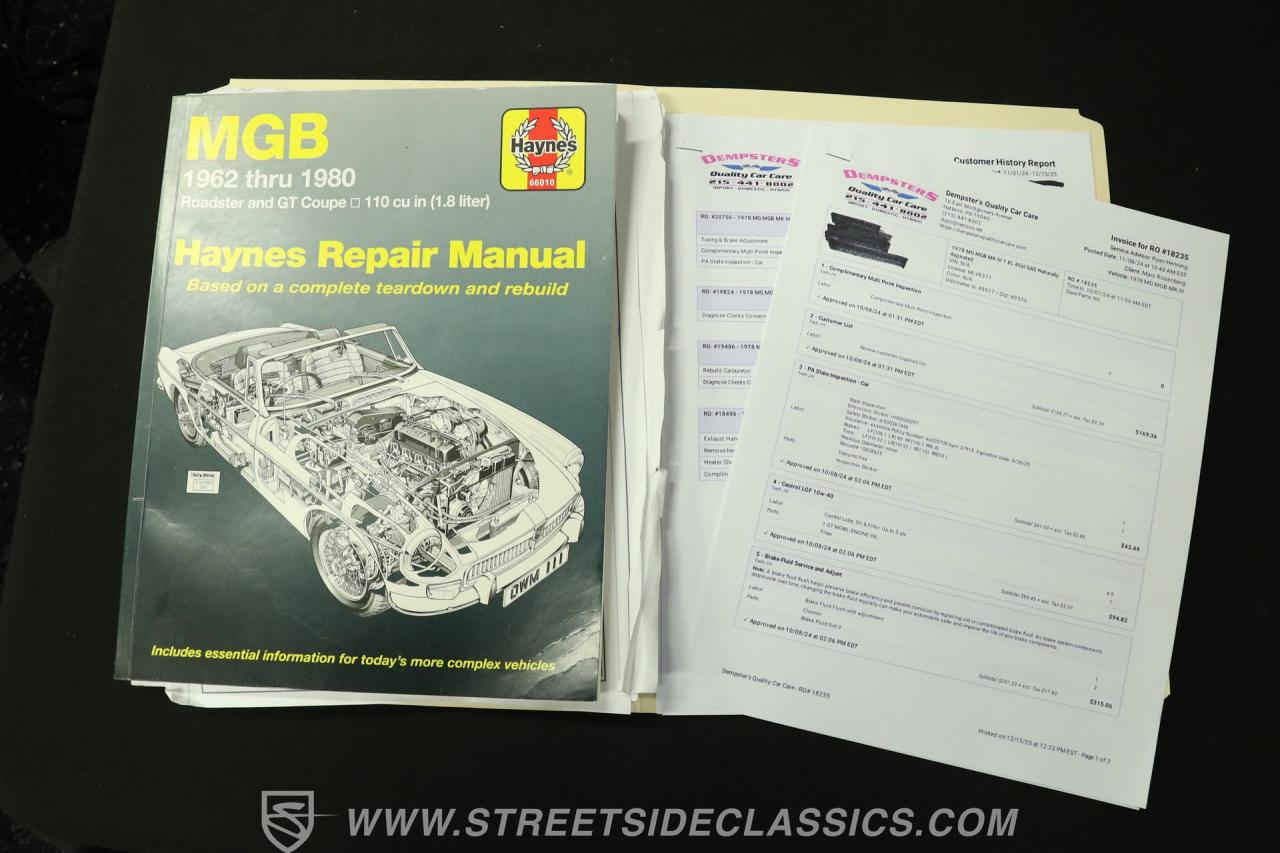 1978 MG MGB Mark IV