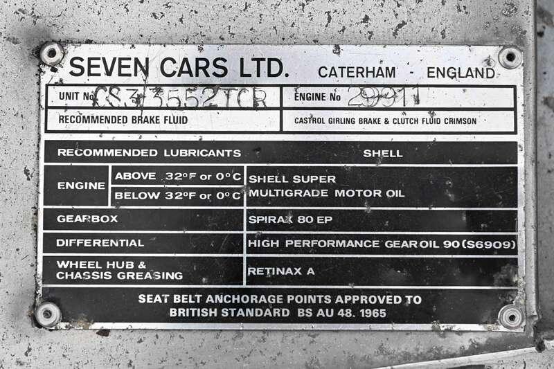 1974 Lotus CATERHAM SEVEN TWIN CAM