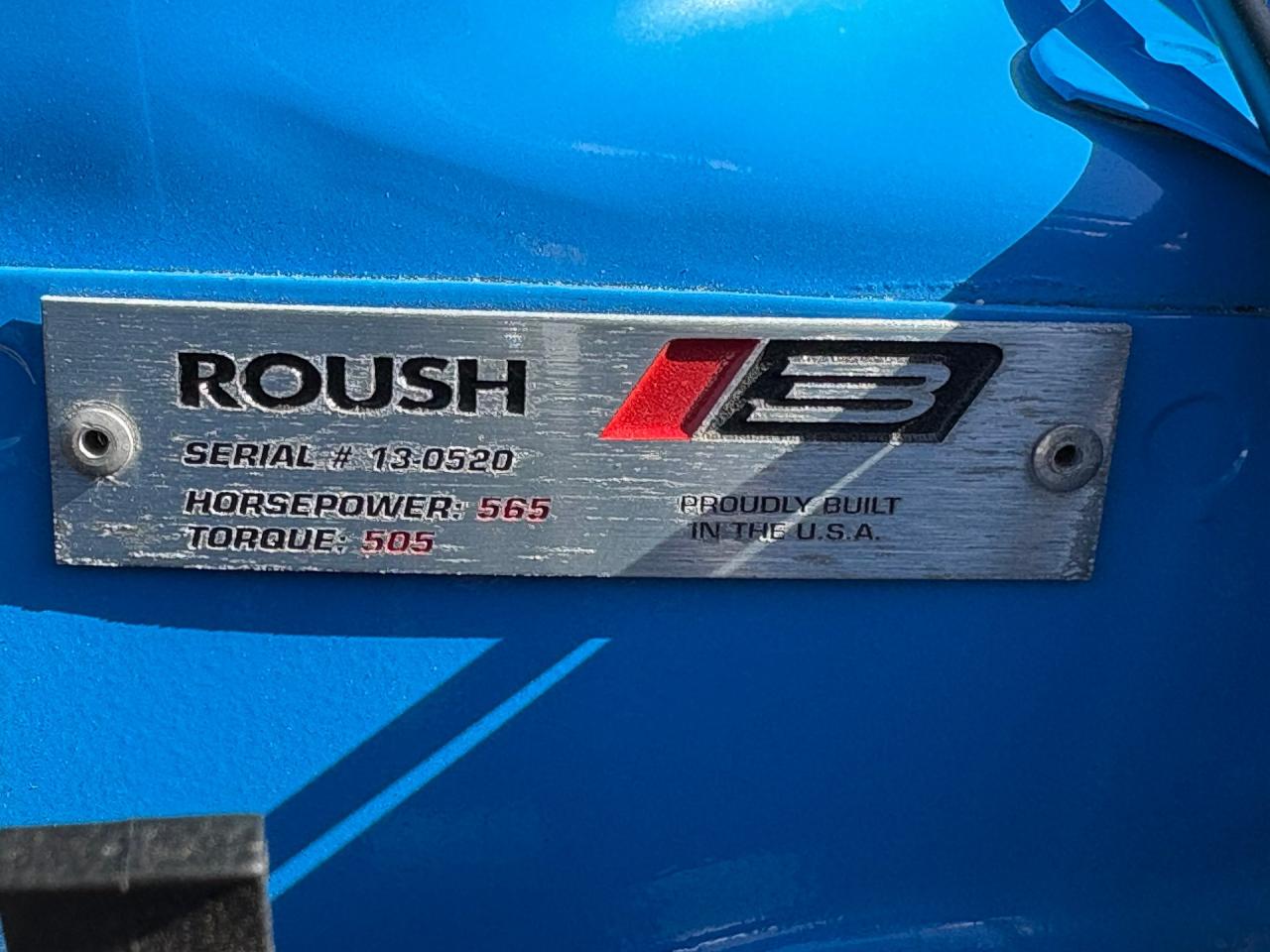 2013 Ford Mustang Roush Stage 3 Supercharged