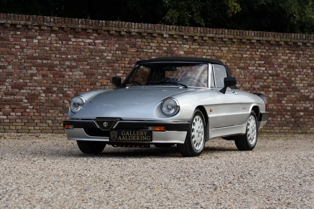 1988 Alfa Romeo Spider 2.0 QV &ldquo;Argento&rdquo;