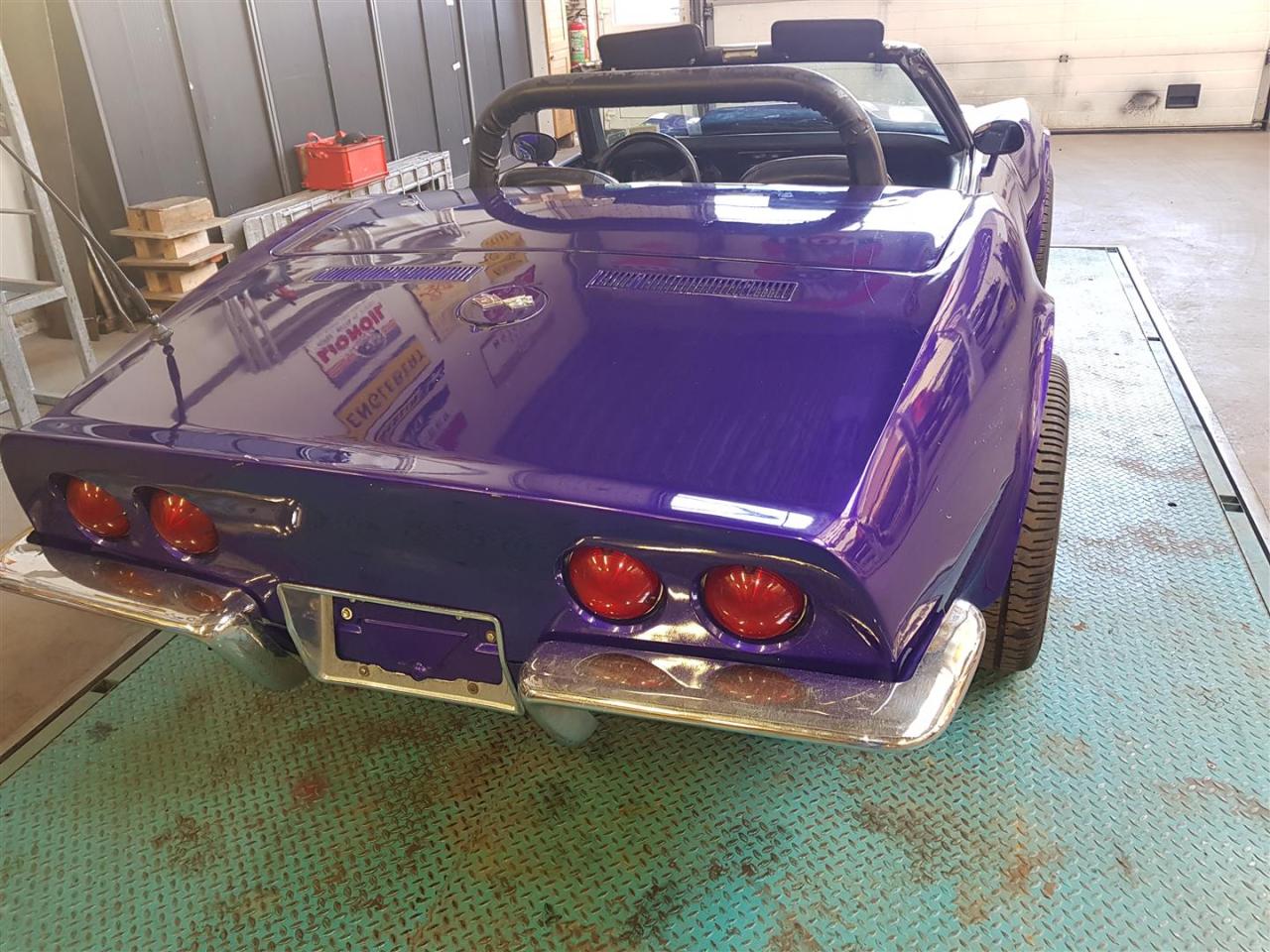 1973 Chevrolet Corvette &#039;&#039;73 cabrio purple