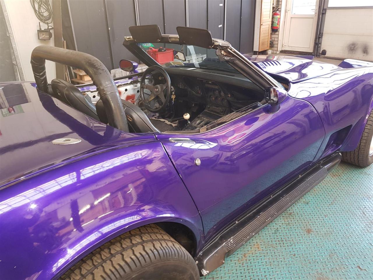 1973 Chevrolet Corvette &#039;&#039;73 cabrio purple