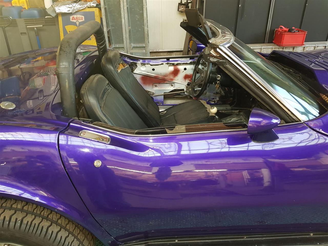 1973 Chevrolet Corvette &#039;&#039;73 cabrio purple