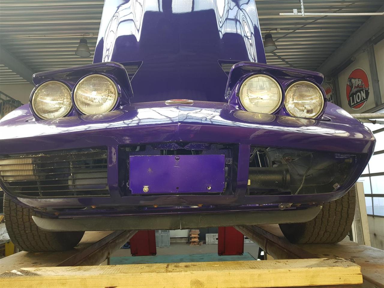 1973 Chevrolet Corvette &#039;&#039;73 cabrio purple