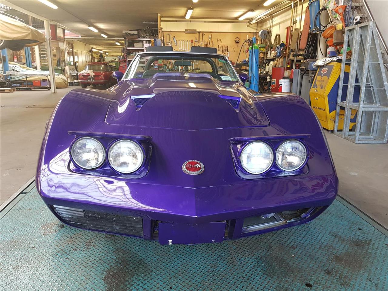 1973 Chevrolet Corvette &#039;&#039;73 cabrio purple