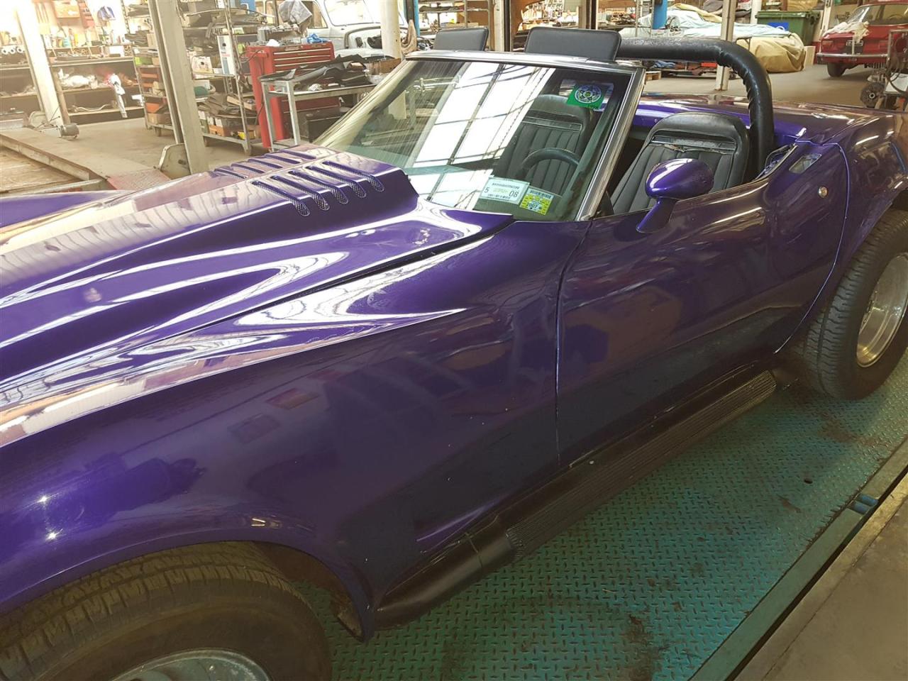 1973 Chevrolet Corvette &#039;&#039;73 cabrio purple