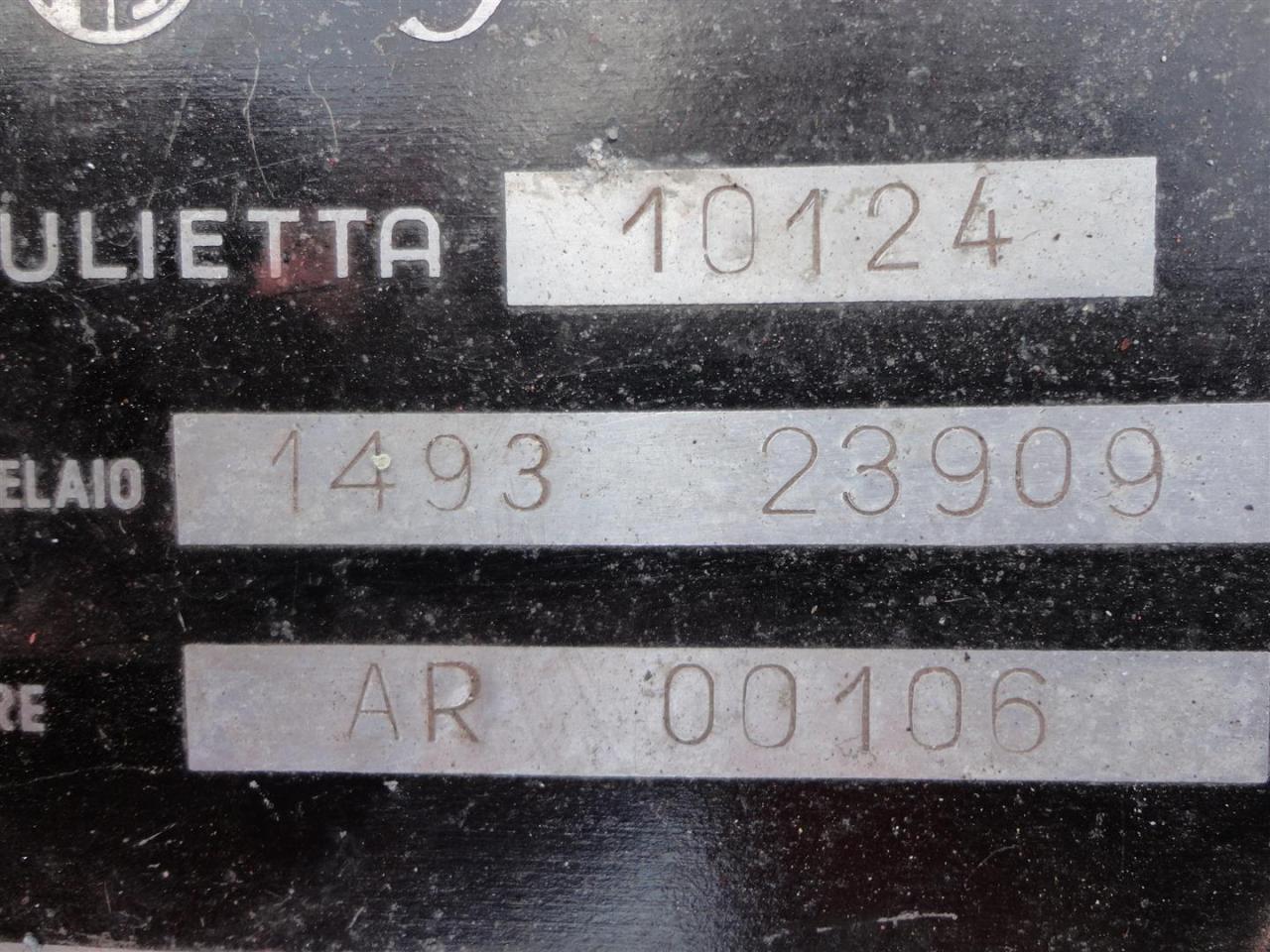 1962 Alfa Romeo Giulietta sprint veloce to restore