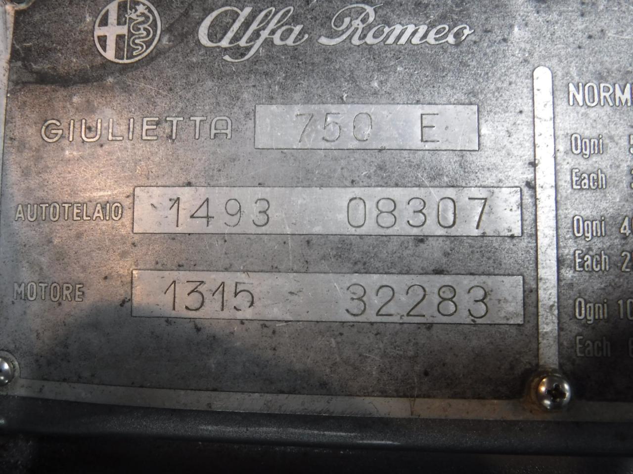 1958 Alfa Romeo 1300 Sprint Veloce 8307