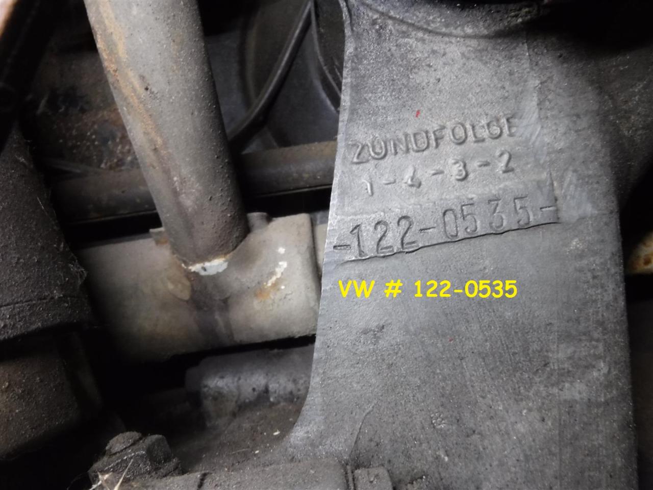 1970 Volkswagen Parts Engine