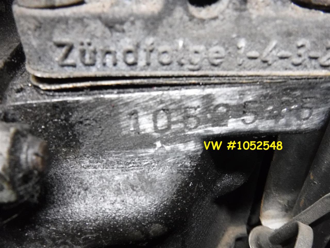1970 Volkswagen Parts Engine