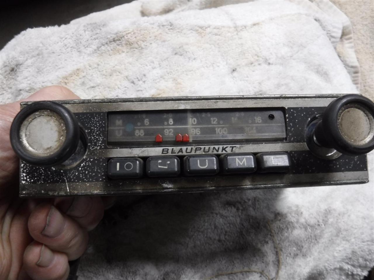 1960 Classic Car Radio Blaupunkt