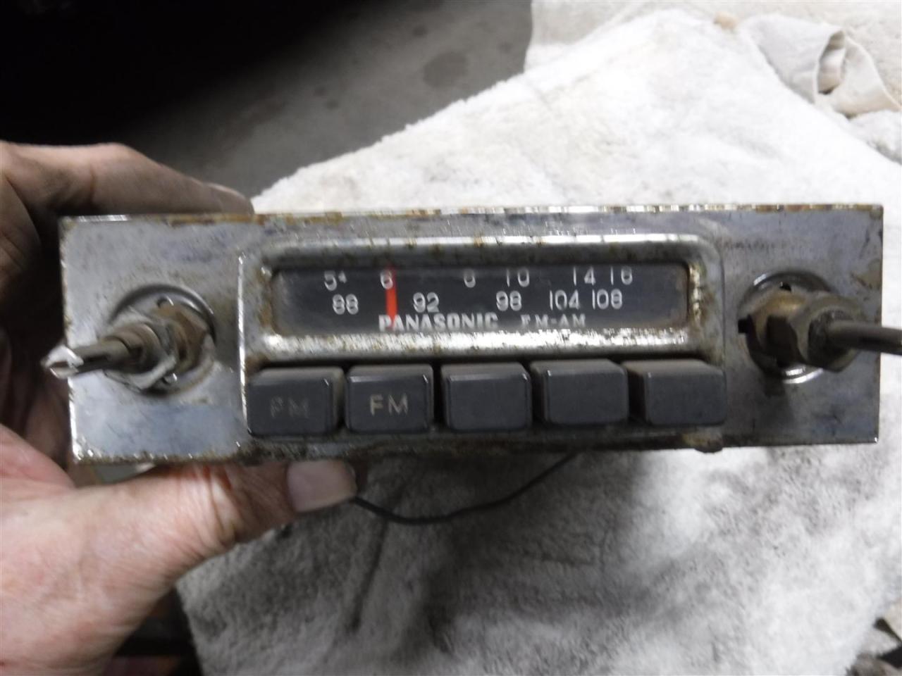1960 Classic Car Radio Panasonic