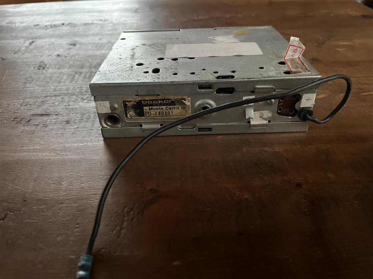 1960 Classic Car Radio Becker