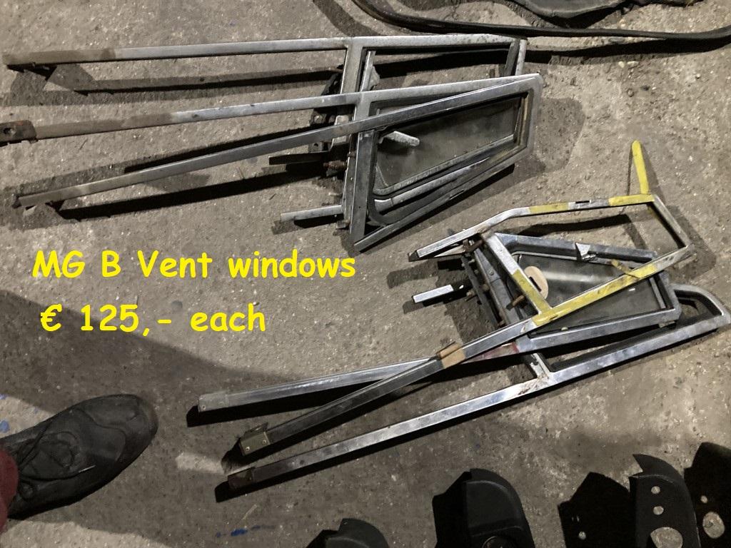 1960 MG A- B  onderdelen