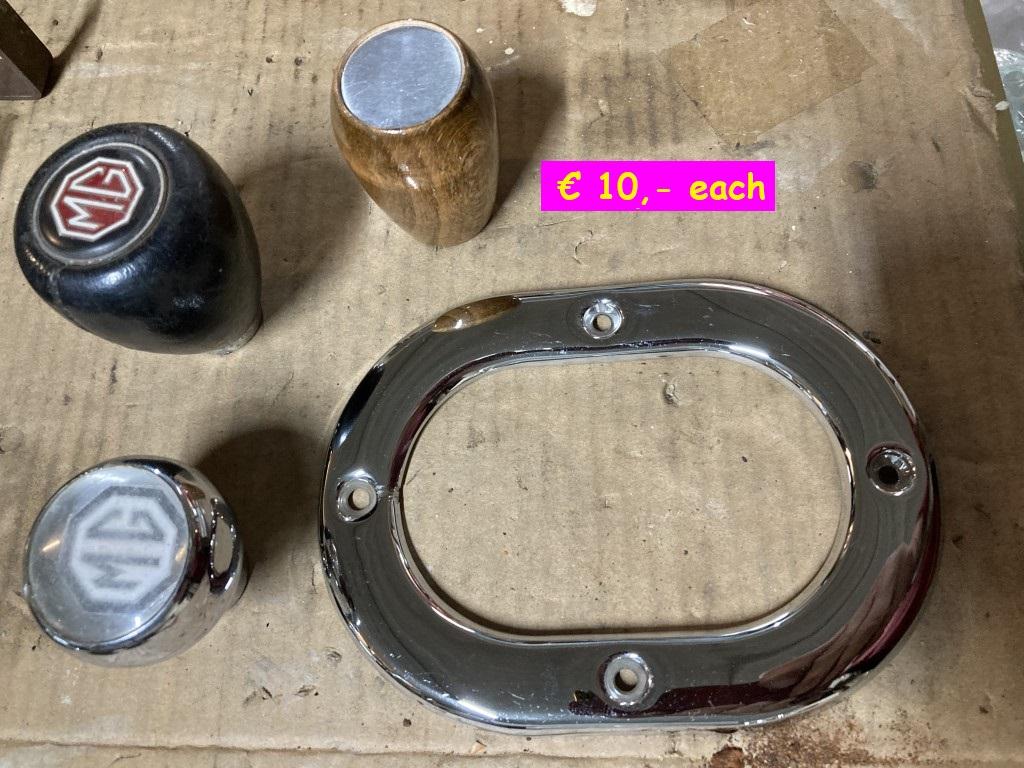 1960 MG A- B  onderdelen